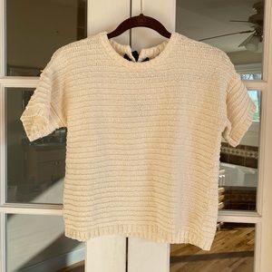Madewell shortsleeve knit sweater